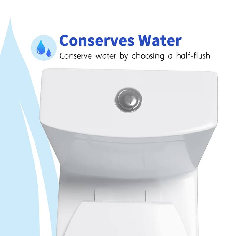 Giving Tree One Piece 1.1 GPF/1.6 GPF Dual Flush Elongated Toilet - N/A