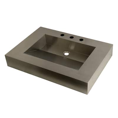 Kingston Brass Kingston Commercial 31" Single Basin Console Sink