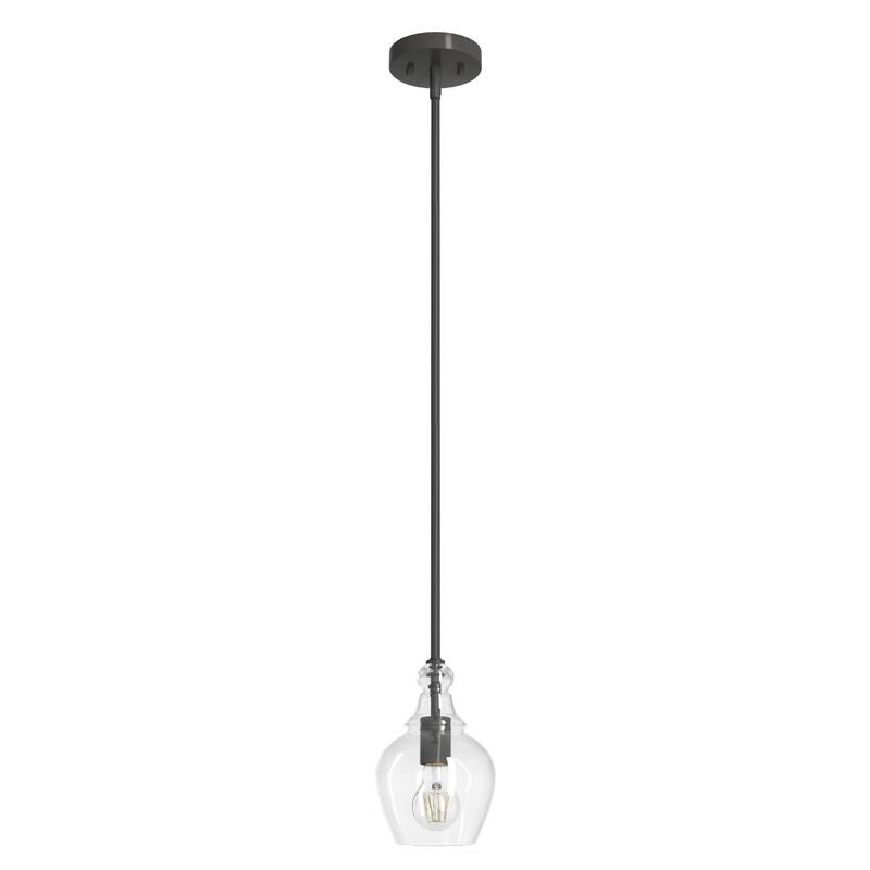 Hunter Maple Park 1-Light Mini Pendant - Kitchen Island, Dining Room - Modern Farmhouse, Contemporary, Transitional