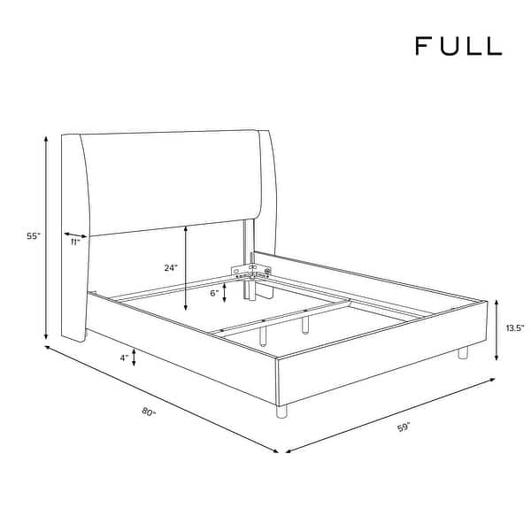 Shop Skyline Furniture Zuma White Wingback Bed On Sale Overstock 10898343