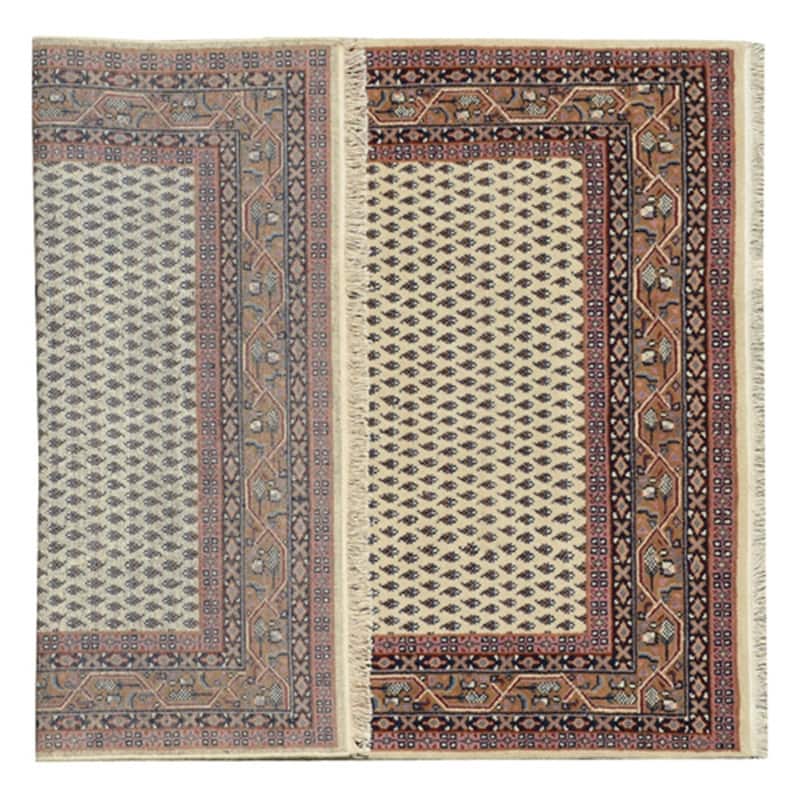 HERAT ORIENTAL Handmade Geometric Mir Wool Rug 3' X 5'4