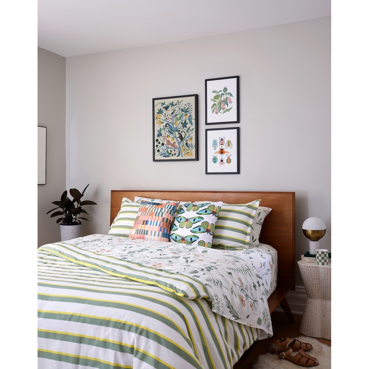 Society6 100-percent Brushed Cotton Percale Sheet Set