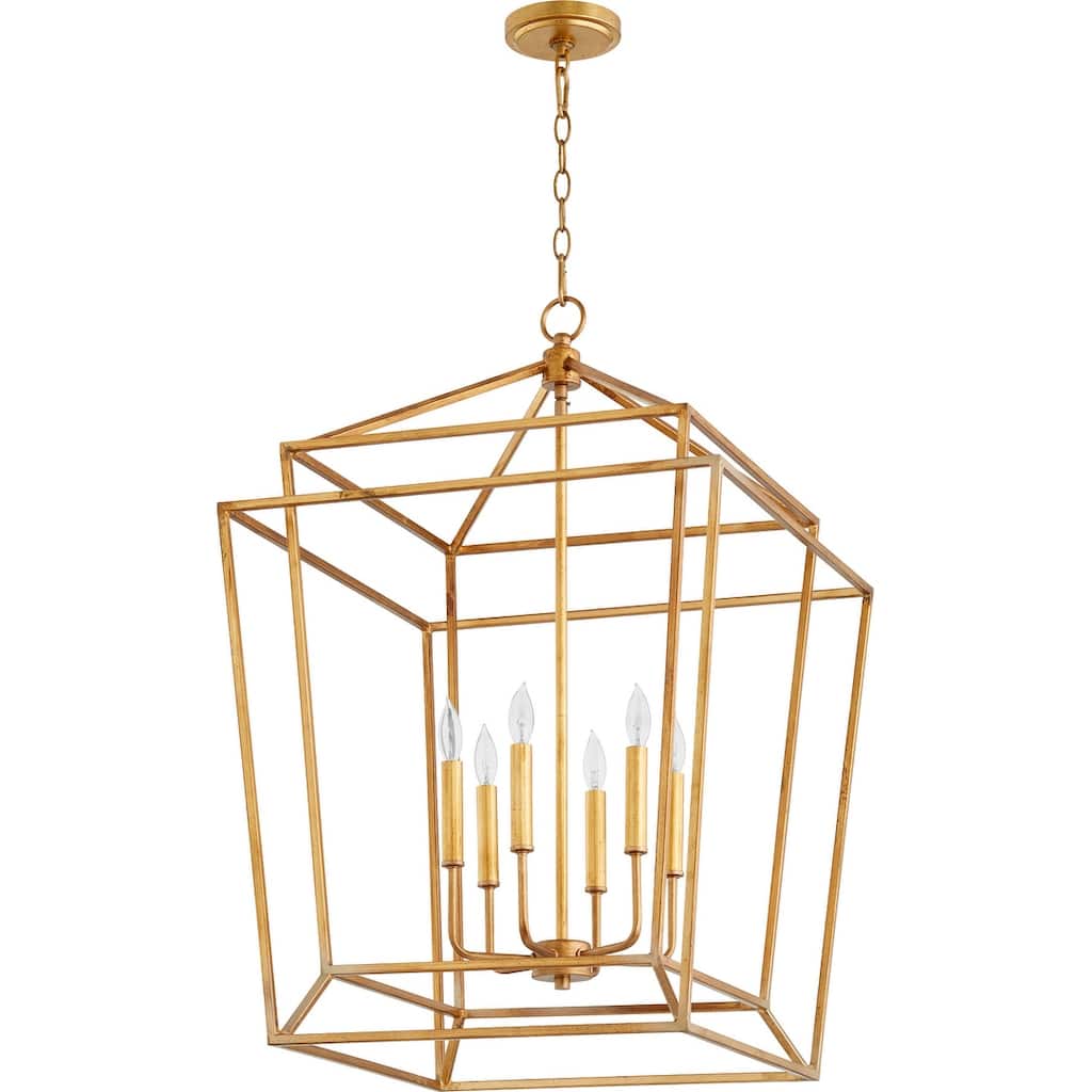 Quorum International Monument 6 Light 21" Wide Pendant