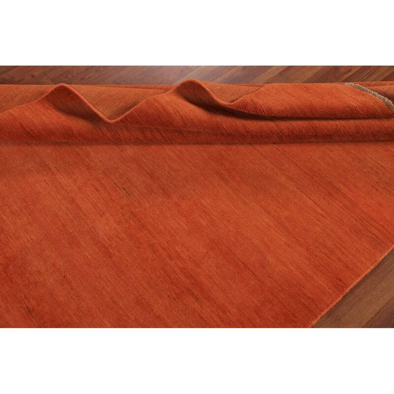 Tribal / Modern Gabbeh Area Rug Hand-Knotted Wool Carpet - 4'9" x 6'7"