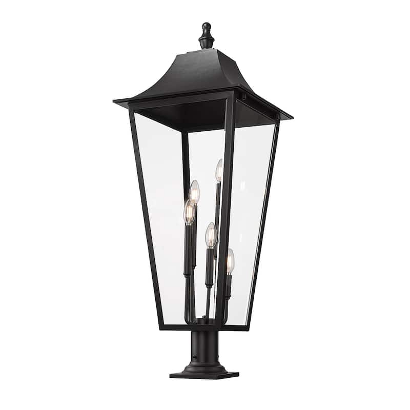 Z-Lite 5008PHXXLR-533PM Gannon 5 Light 43" Tall Marine Grade Post