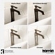 preview thumbnail 12 of 29, Karran Woodburn Single Hole Single Handle Vessel Bathroom Faucet with Matching Pop-Up Drain