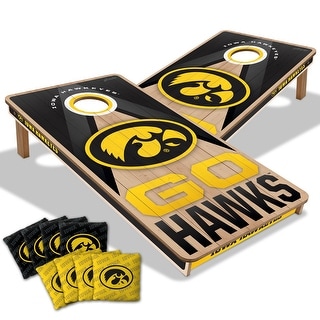 Iowa Hawkeyes NCAA 2x4 Professional Cornhole Board Set