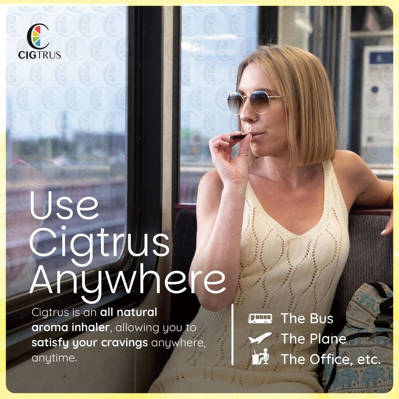 Cigtrus Set of 6 Nicotine Free Smoking Alternative Inhalers