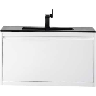 James Martin Vanities 805-V35.4-CH Mantova 36" Wall Mounted Single