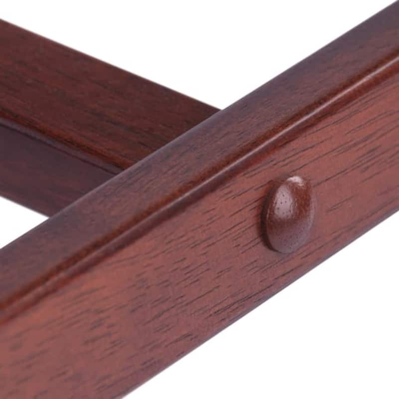 Spindle Arched Back Chair Set - 36.75 - Walnut Brown - Set of 2