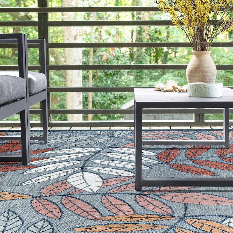 Tropicana Tropical Floral Indoor/Outdoor Area Rug