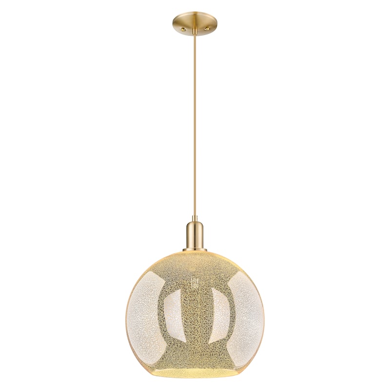 Innovations Lighting Endless Possibilities Arcadia - Athens - 1 Light 14" Cord Hung Mini Pendant - Mercury/Champagne Bronze