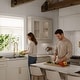 preview thumbnail 2 of 17, Karran Drop-In Quartz 33 in. 1-Hole 60/40 Double Bowl Kitchen Sink Kit