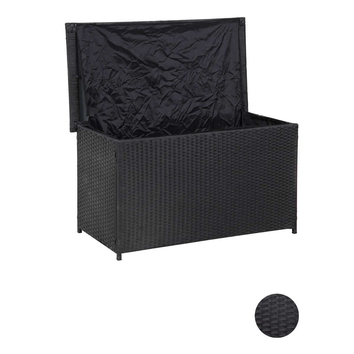 Shop Grearden Outdoor Wicker Patio Storage Deck Box For Cushions Pillows Overstock 31584888
