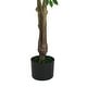 preview thumbnail 8 of 7, Christopher Knight Home - Alexander Artificial Ficus Tree with Black Plastic Pot