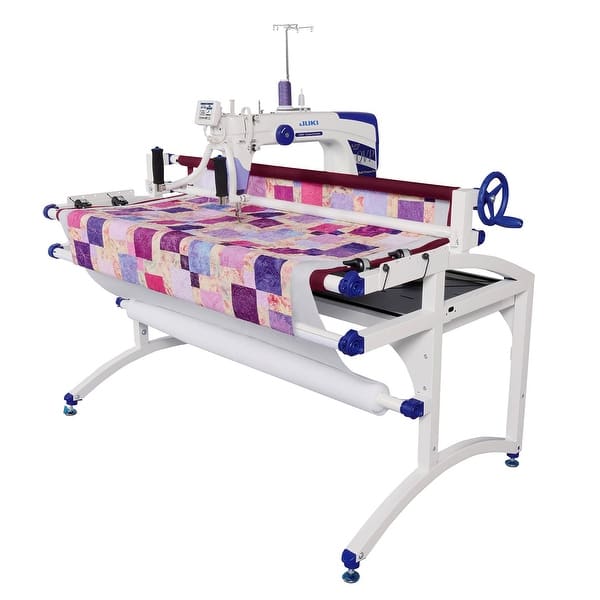slide 2 of 2, Juki Miyabi J-350QVP LongArm Quilting Machine with 10 Ft Frame