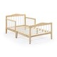 preview thumbnail 11 of 9, Wood Twain Toddler Bed White/Black