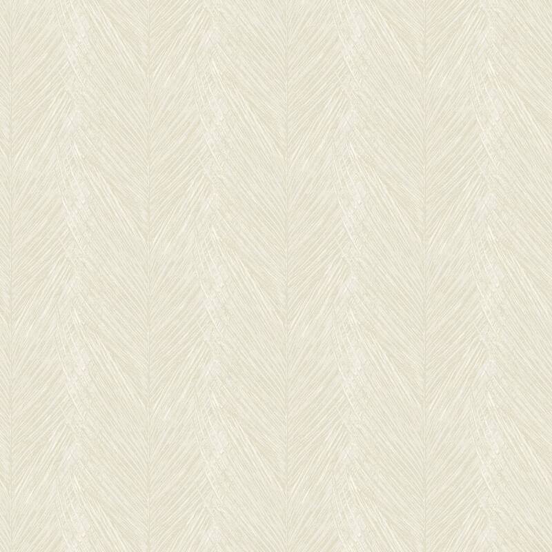 Galerie Wallcoverings Designer Colors Feather Print Shimmer Finish Non-woven Wallpaper Roll - 33-feet long x 21-inches wide - Cream