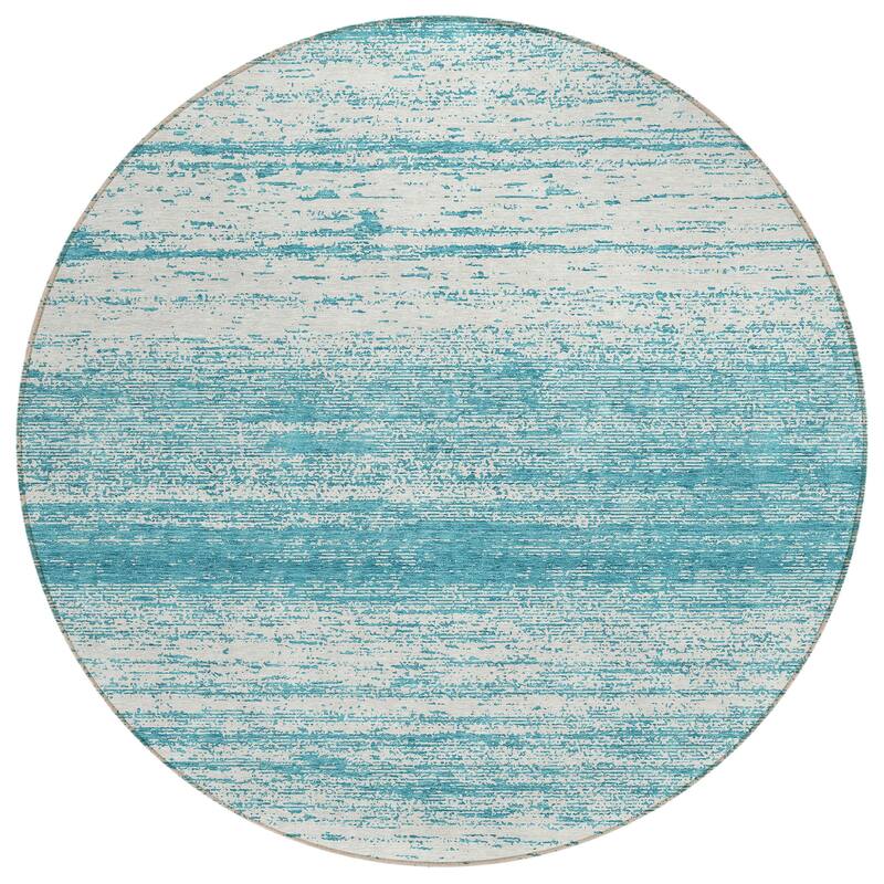 Machine Washable Indoor/ Outdoor Chantille Ombre Stripes Rug