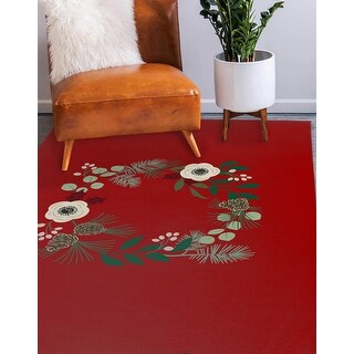 BOTANICAL WINTER Area Rug By Kavka Designs - Bed Bath & Beyond - 36608038