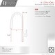 preview thumbnail 5 of 22, STYLISH Forli Single Handle Pull Down Kitchen Faucet