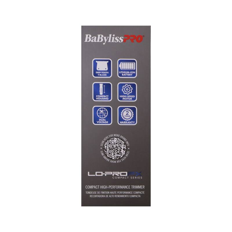 BaBylissPRO FXONE LO-PROFX High Performance Low Profile Compact Trimmer - Blue (FX72)