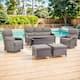 Option Brown Wicker / Grey Cusion