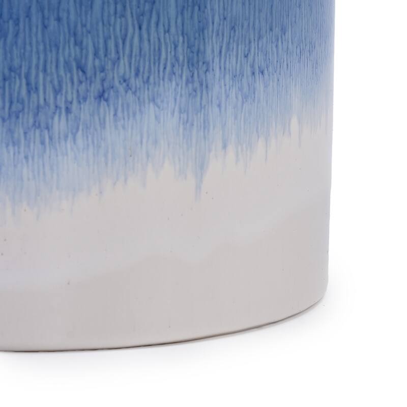 Elegant Ombre Glaze Non-Porous Ceramic Planters Pot for Aquatic Plants