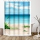 preview thumbnail 3 of 3, Beach Scene No 2 Watercolor by Michelle Mospens - coastal Shower Curtain - Americanflat
