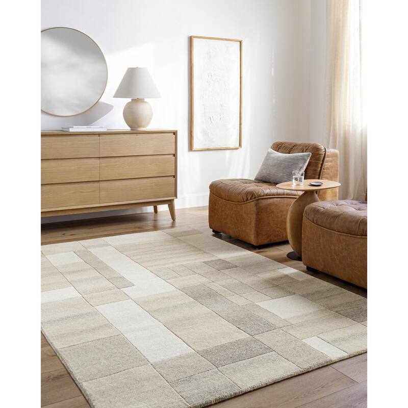 Livabliss Forum Modern & Contemporary Geometric Area Rug - Gray - 8' x 11'