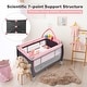 preview thumbnail 11 of 42, Babyjoy 3 in 1 Baby Playard Portable Infant Nursery Center w/ Zippered - See Details