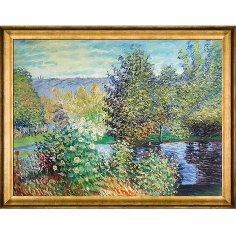 Claude Monet 'Corner of the Garden at Montgeron' Hand Painted Oil Reproduction