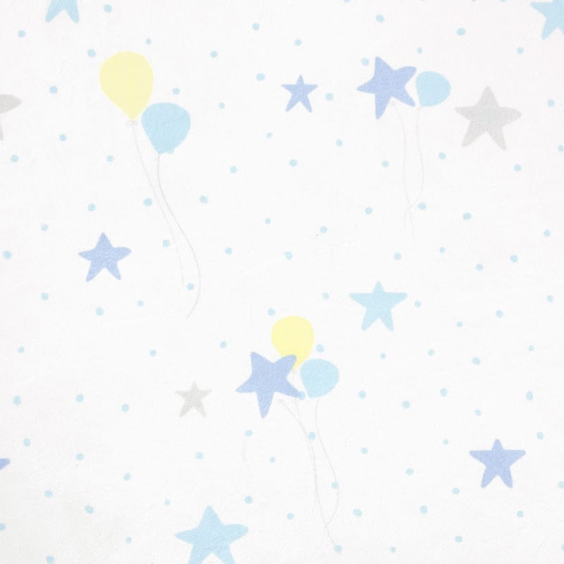 Lush Decor Baby Elephant Balloon Stars Soft & Plush Changing Pad Cover - 32" x 16" x 5"