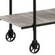 preview thumbnail 3 of 25, Hyssop Farmhouse 47-inch Metal 1-Shelf Console Table by Furniture of America