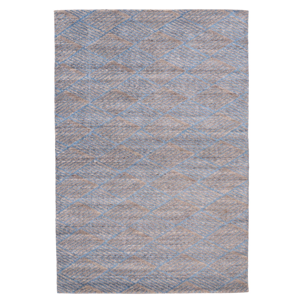 ECARPETGALLERY Hand Loomed Elysian Grey Rug - 5'1 x 7'6