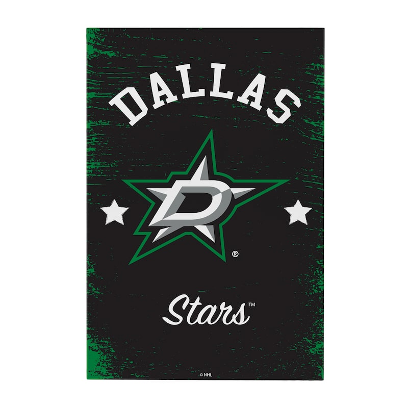 Dallas Stars Wooden Door Decor Wall Sign - Multi-Color
