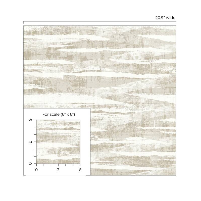 Seabrook Designs Nebulite Abstract Non-Woven Unpasted Wallpaper