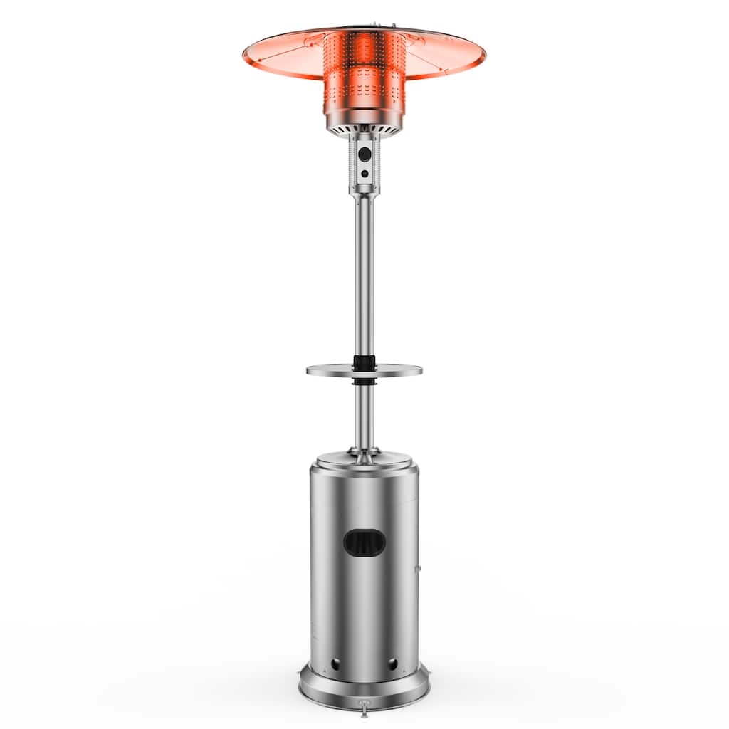 48,000 Btus Freestanding Umbrella Heater with Wheels - N/A