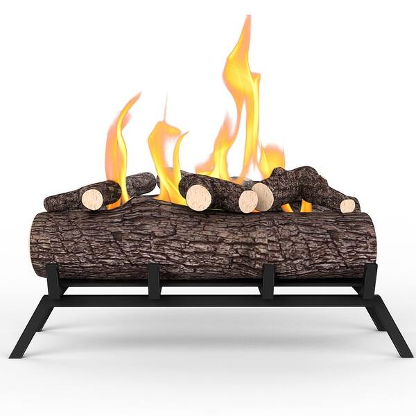 Shop Regal Flame 18 Ethanol Fireplace Grate Log Set With Burner
