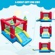 preview thumbnail 3 of 5, Kids Inflatable Bounce Castle Excluded Blower - 74.5" x 102.5" x 81" (L x W x H)