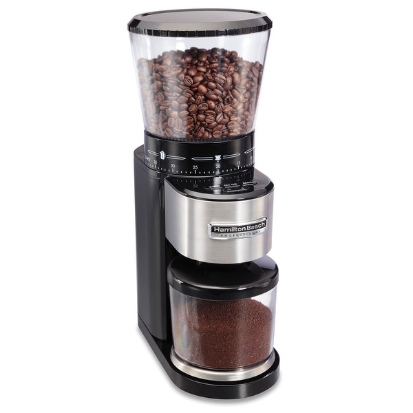 Hamilton Beach Professional Stainless Steel Conical Burr Digital