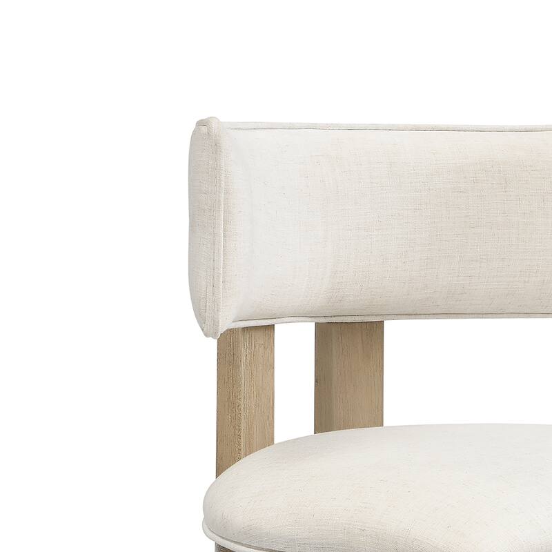 Christopher Knight Home - Dovey Contemporary Upholstered 26-Inch Counter Stool Set of 2 with Rubberwood Frame