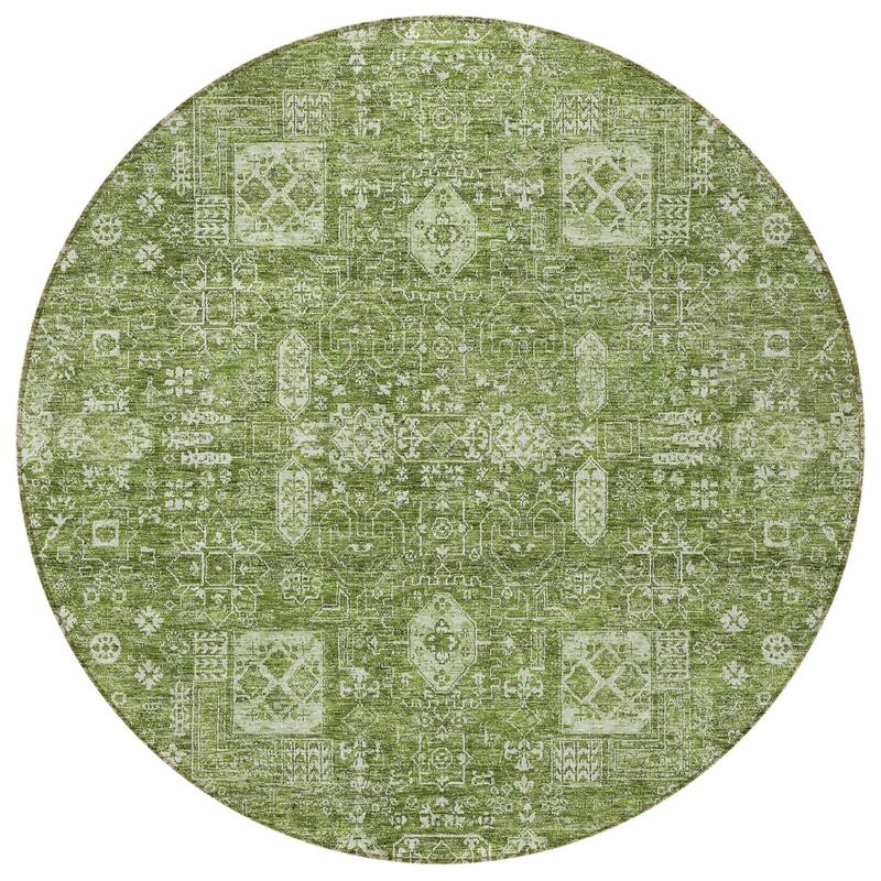 HomeRoots Oriental Transitional Rectangle Outdoor Rug