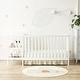 preview thumbnail 1 of 14, Ema 3-in-1 Convertible Crib & Changer Combo White