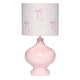preview thumbnail 1 of 3, Lambs & Ivy Coquette Floral Aesthetic Pink Bows Lamp with Shade