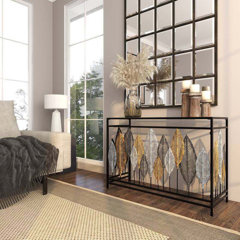 Iron Contemporary Console Table 30 x 44 x 15