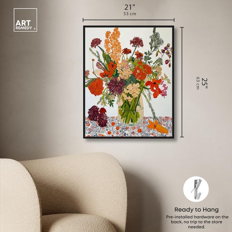 Abundant Blossom Canvas by Art Remedy