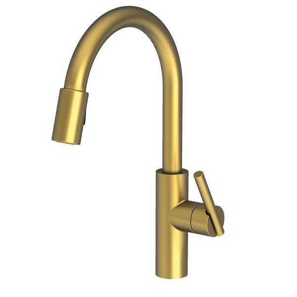Newport Brass 1500-5103 East Linear Pull-Down Spray Kitchen Faucet. Opens flyout.