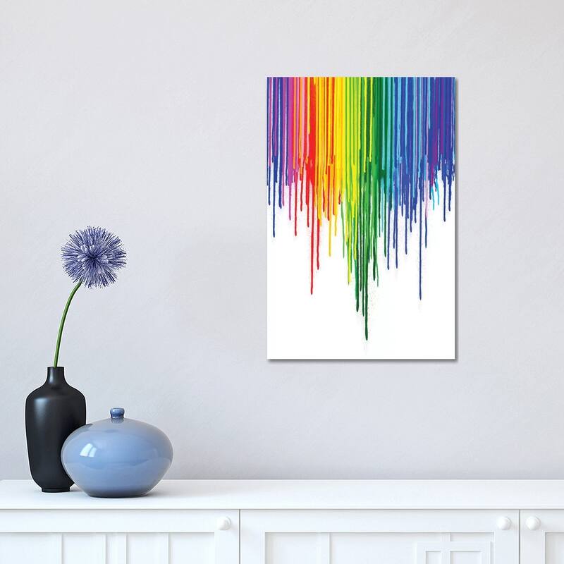 iCanvas "Rainbow Gay Pride" by Notsniw Art Canvas Print - 18x12x1.5