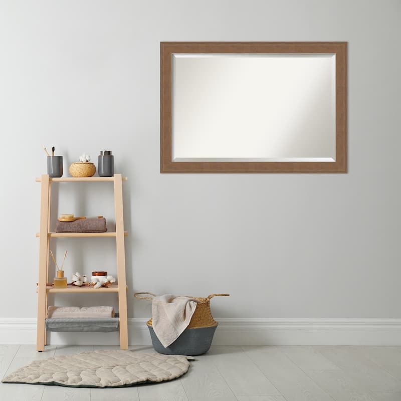 Beveled Bathroom Wall Mirror - Alta Frame